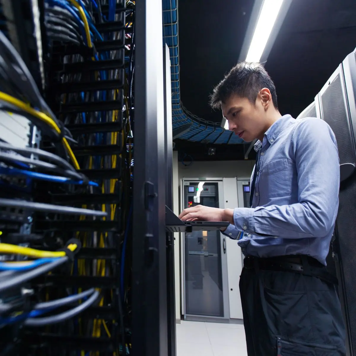 Data Center worker