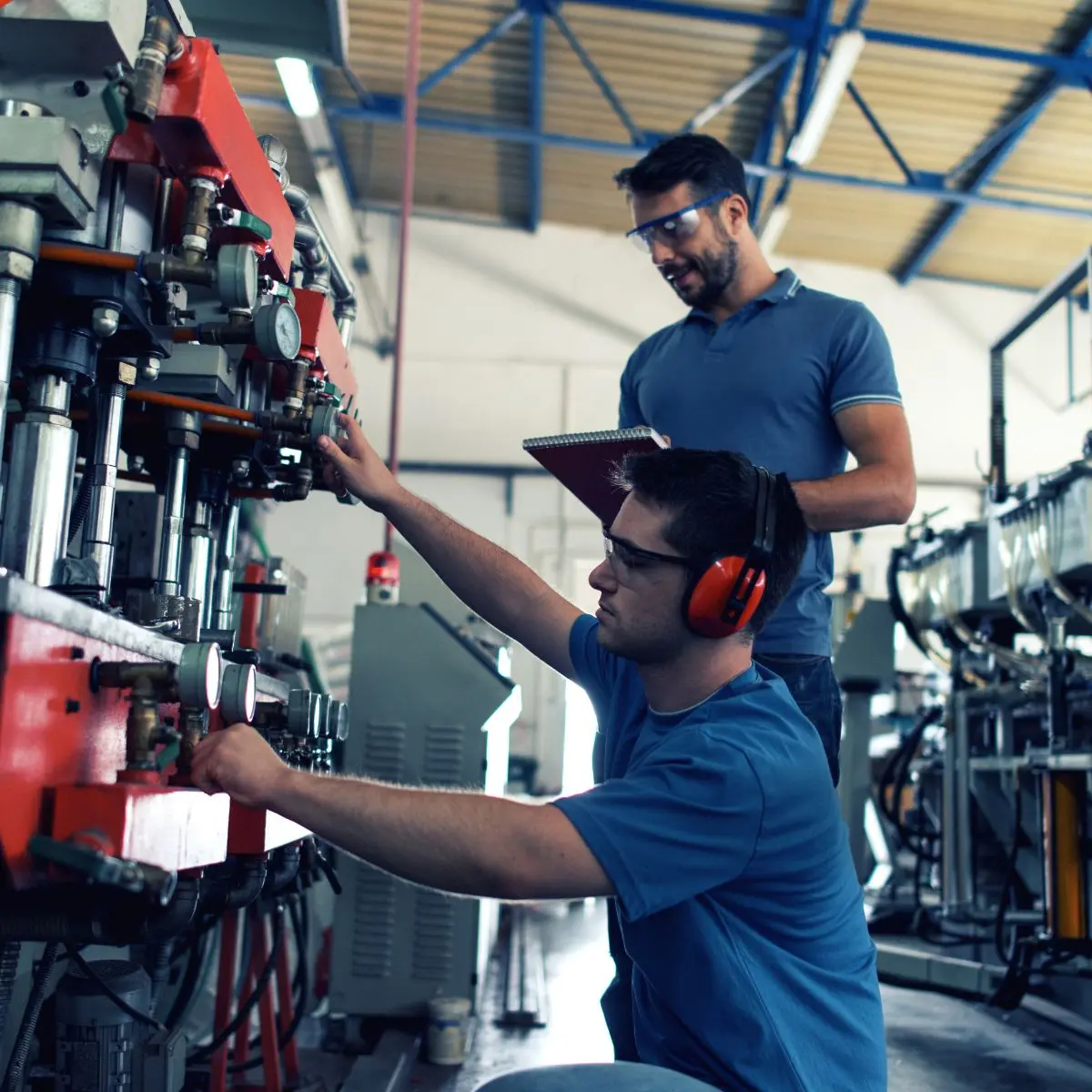 Manufacturing workers