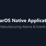 SeQent WearOS native app displaying a manufacturing alarm notification on an Android smartwatch